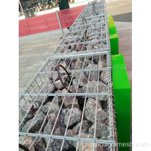 reti di erosione del suolo mesh gabion wall/panama gaviones